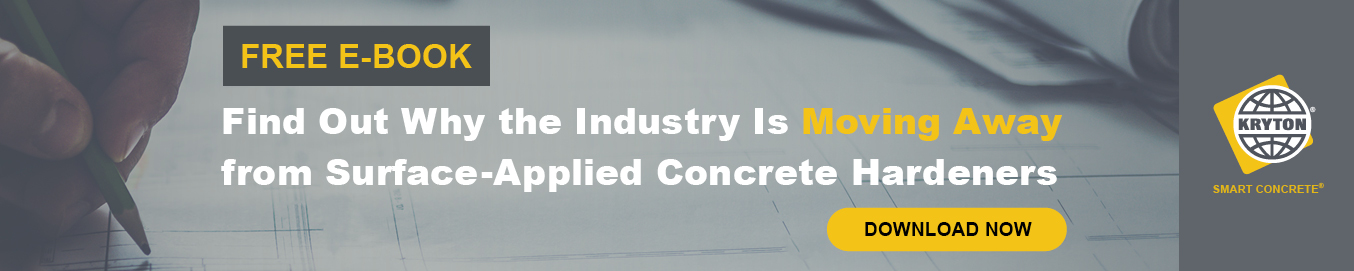 Download our e-book today to find out why the industry is moving away from surface-applied concrete hardeners.